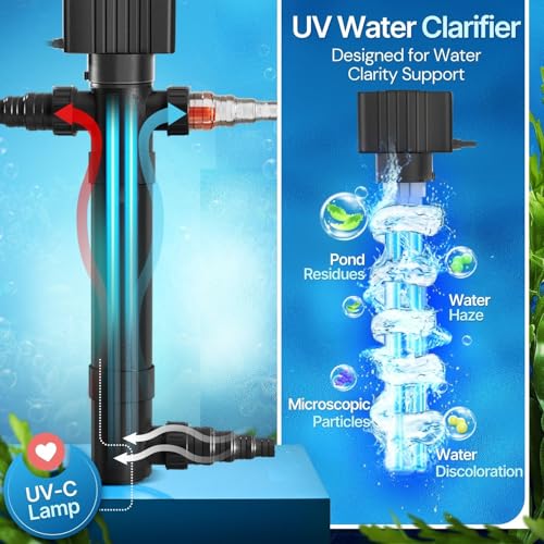 55W UV Pond Light Clarifier for Outdoor Koi Ponds
