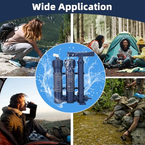 Emergency Water Filter Large Water Filtration System Survival for Camping
