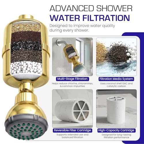 Shower Filter with Head