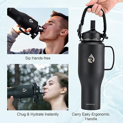 40 oz Insulated Water Bottle with Handle