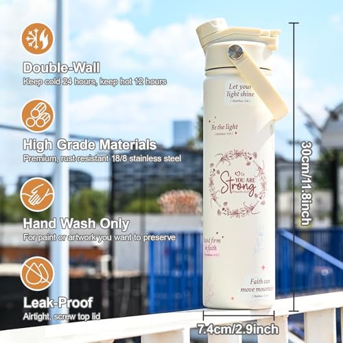 24 oz Christian Water Bottle