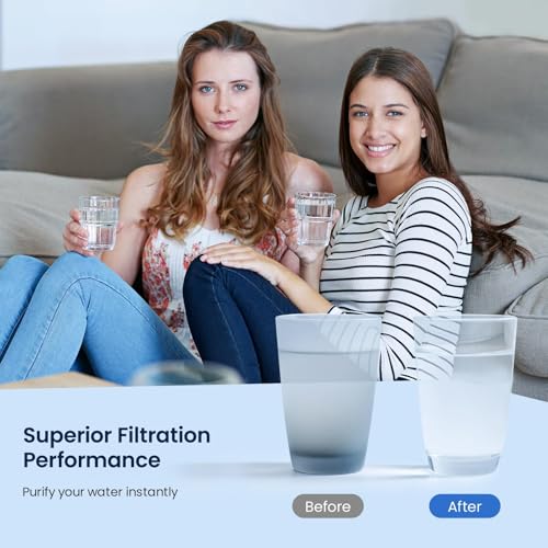 EDR1RXD1 Water Filter Compatible with W10295370A (4 Count)