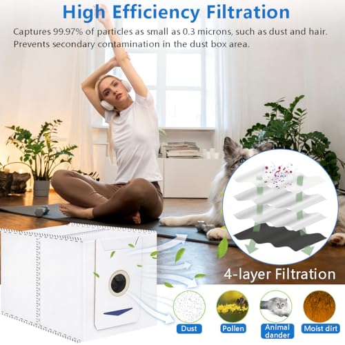 21 Pack Replacement Parts for Yeedi M12 PRO+ Robot Vacuum Accessories Kit (21 Count)