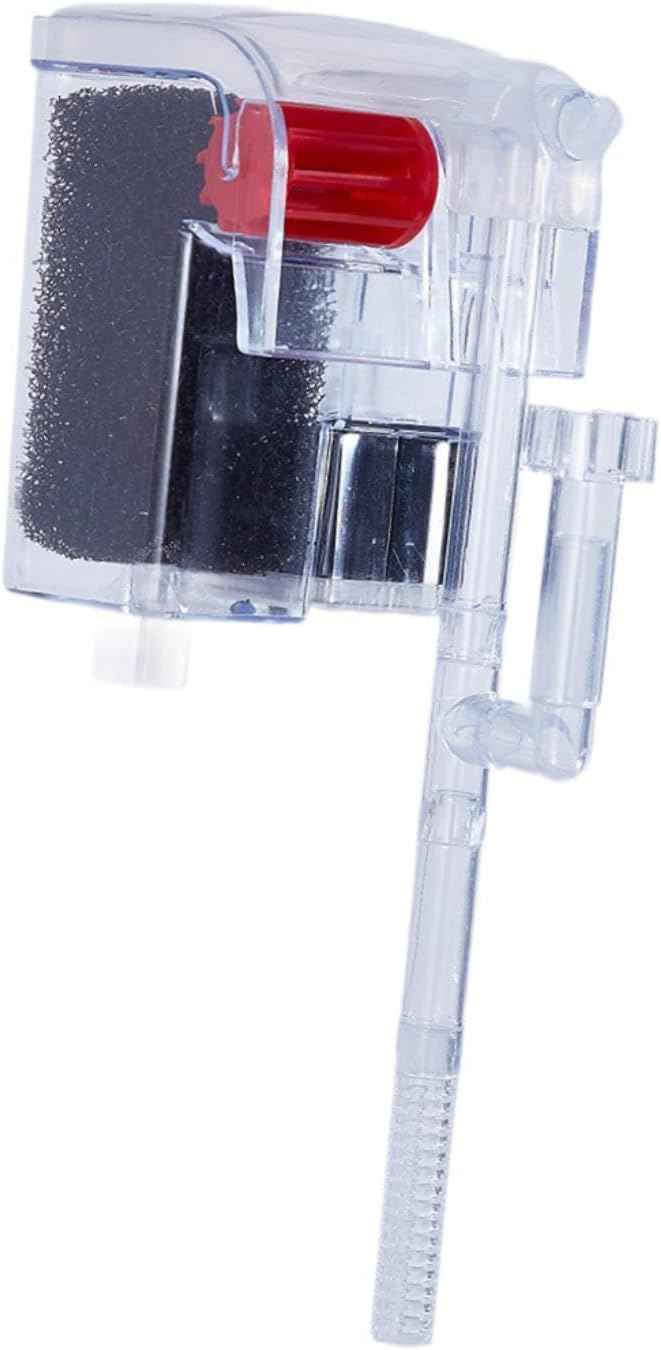 Auto Start Hang on Back Aquarium Adjustable Quiet Fish Tank Hob for Freshwater Accs, C