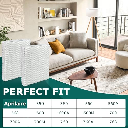 35 Water Panel Humidifier Filter for April.aire 300 350 600 700 760 (4 Count)