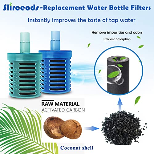 Universal Activated Carbon Water Bottle Filter Replacement