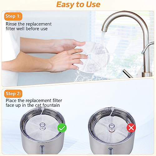 Cat Water Fountain Filters (6 Count)