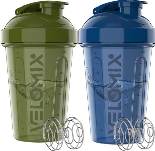 2 Pack 20oz Protein Shaker Bottle for Protein Mixes (2 Count)
