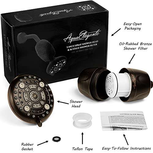 Shower Head & 16 Stage Filter