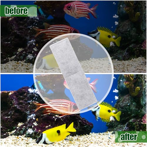 16 Pcs Filter Pads Compatible with Fluval Aquarium Filter Media (16 Count)