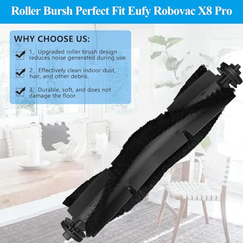 X8 Pro Replacement Parts for Eufy X8Pro Robot Vacuum Series (9 Count)