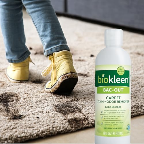 Bac Out Carpet Stain Remover Enzymatic (256 Fl Oz)