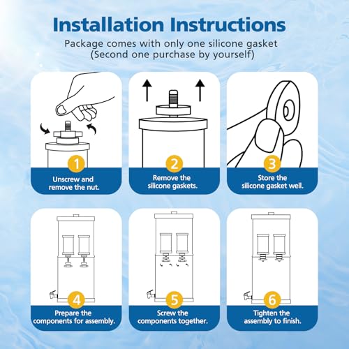 2 Pack 2387 Pro Filter Replacement for Alexapure 2387 Pro Water Filter (2 Count)