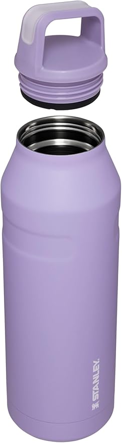 Stanley IceFlow Cap and Carry Water Bottle | Wide Mouth Twist Lid | Lightweight & Leakproof for Travel & Sports | Insulated Stainless Steel | BPA-Free