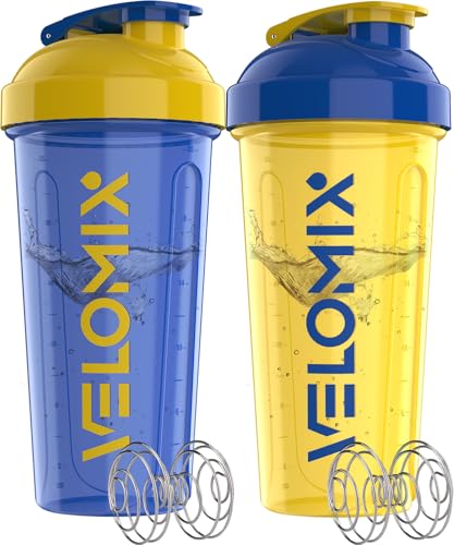 2 Pack 28oz Protein Shaker Bottle for Protein Mixes (2 Count)
