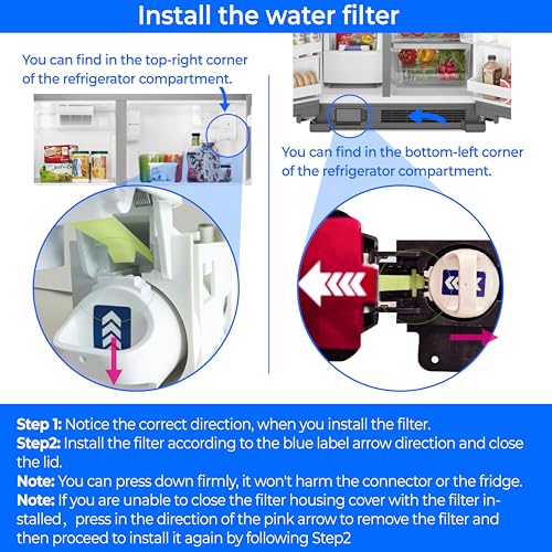 EDR1RXD1 Refrigerator Water Filter and Air Filter (3 Count)