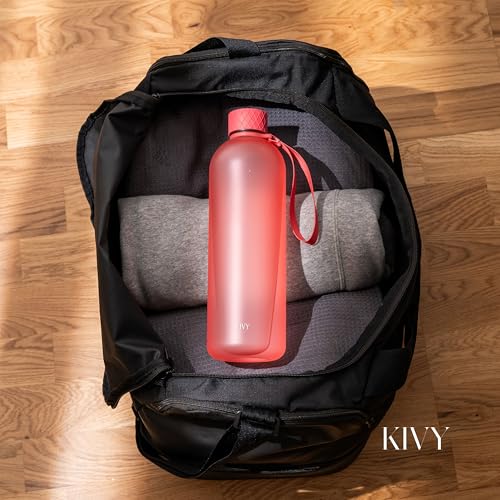 Large Water Bottle 50oz [Lightweight & Shatterproof] Fits Backpack & Cupholder for Travel