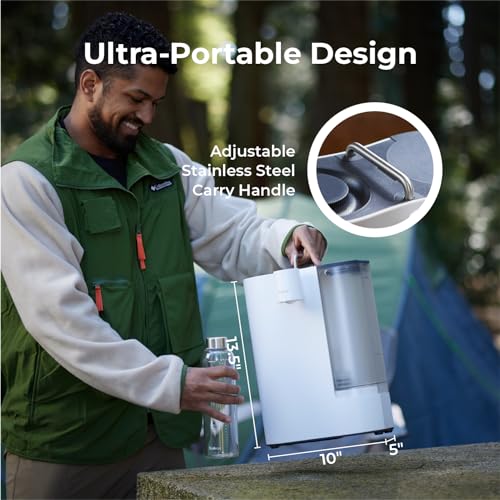 RO100ROPOT Travel Reverse Osmosis Countertop Water Filter