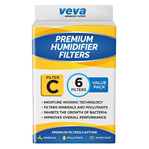 6 Pack Premium Humidifier Filters
