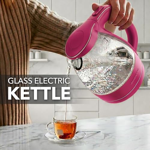 1.5L Glass Electric Kettle Water Boiler