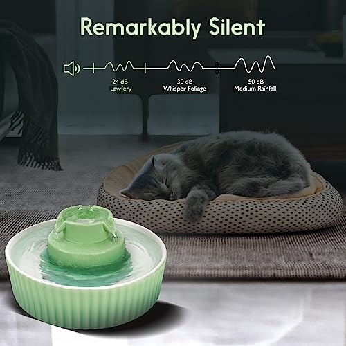 Ceramic Cat Water Fountain