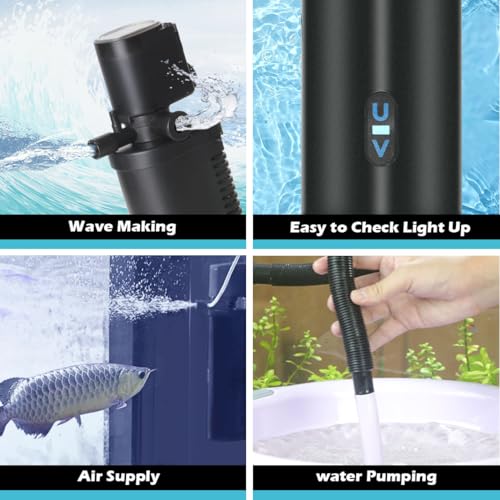 Aquarium Filter with 6W U