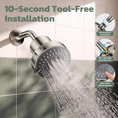 High Pressure Filtered Shower Head