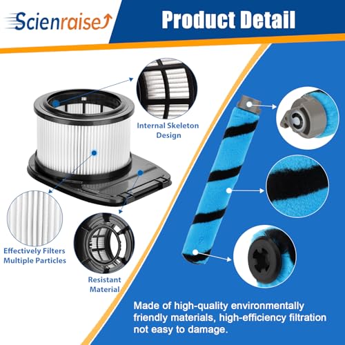 IZ662H Filter Replacement Kit Compatible with shark IZ662H (7 Count)