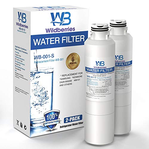 RF28JBEDBSG AA Replacement for Samsung Refrigerator Water Filter Compatible with Samsung RF28JBEDBSG (2 Count)