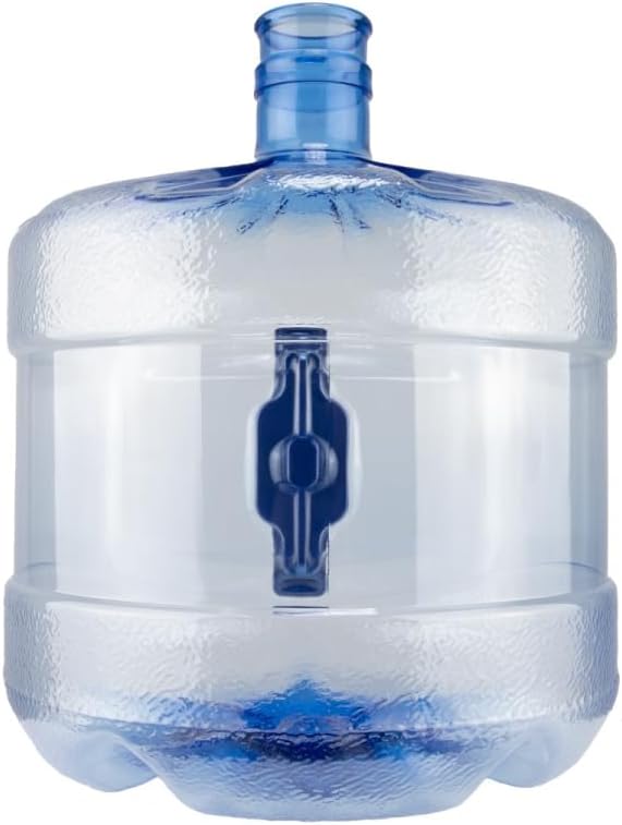 New Wave Enviro BPA Free PET Bottle, 3-Gallon Capacity, Crown Top Cap (not included), Designed for Durability with Integrated Handle