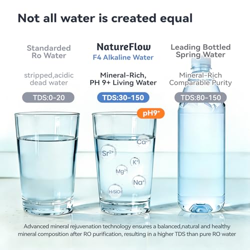 F4 2nd Reverse Osmosis Water Filter Countertop