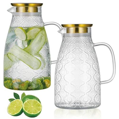 Glass Pitcher with Lid (84 Count)