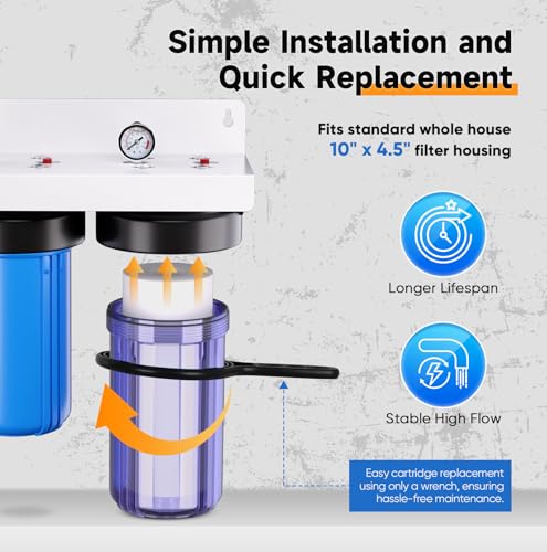 2 Stage Whole House Water Filtration System