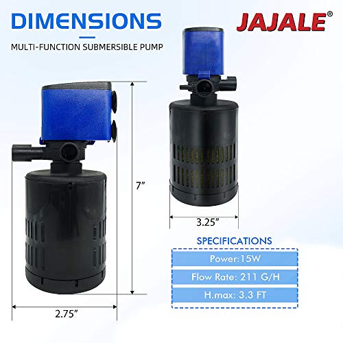210 GPH Internal Filter Submersible Pump (5 Count)