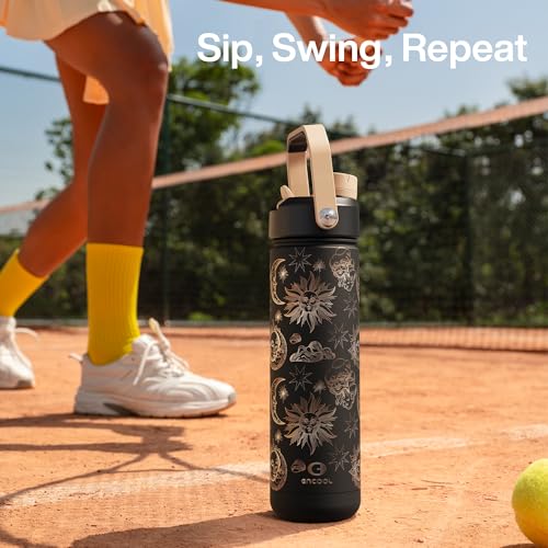 Insulated Water Bottle with Straw Stainless Steel Water Bottle