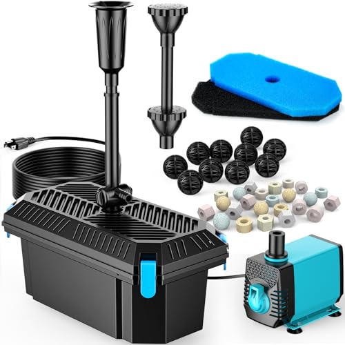 Pond Filter with Pump Fountain Kits