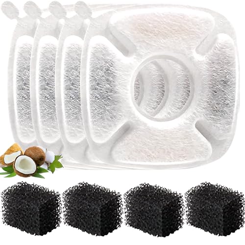 8 Pcs Replacement Filters & Sponges for Veken 95oz (8 Count)