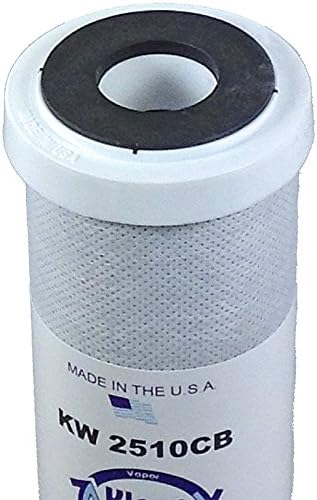 Two KleenWater (USA) Carbon Filters Compatible With GE FXSVC and GXSV10C, GXSL03C and GNSL05CBL SmartWater Dual Stage Water Filtration Systems, Includes 2 o-rings