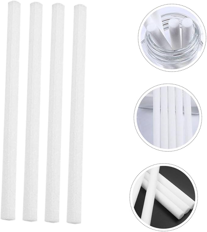 PRETYZOOM 250pcs Humidifier Absorbent Sticks Diffuser Wands for Essential Oils Fragrance Diffusing Sticks for Home Car and Travel Use - AquaVibe