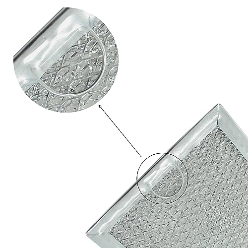 Microwave Grease Filter Replaces 5304464105 WB06X10608 Compatible GE Microwave Grease Filter 5.1" x 7.6" (2 Count)