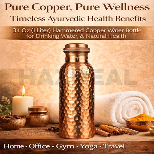 Copper Water Bottle 1 Liter