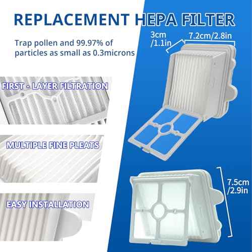 Replacement Brush & Filters for Roborock F25 (4 Count)