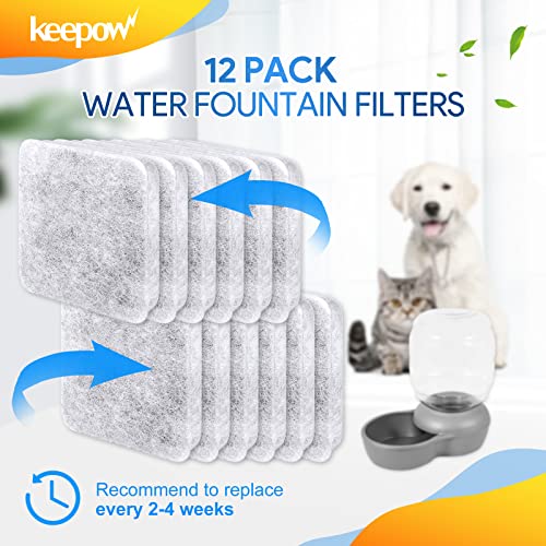 12 Pack Filter Compatible with Petmate Replendish Mason Gravity