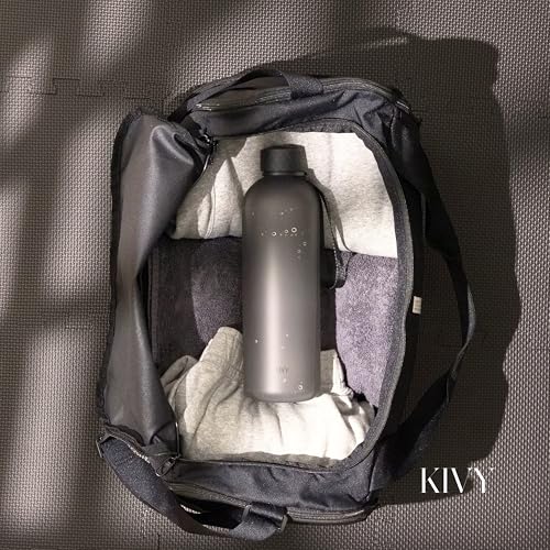 Large Water Bottle 50oz [Lightweight & Shatterproof] Fits Backpack & Cupholder for Travel