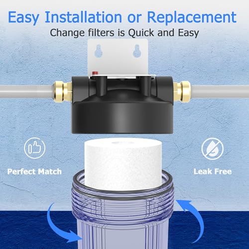 5 Micron 20" x 2.5" Whole House Sediment Filter Cartridge (6 Count)