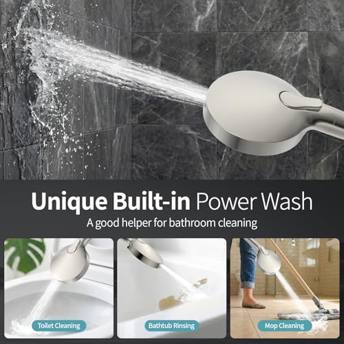 High Pressure Filtered Handheld Shower Head 9 Spray（4 filters）
