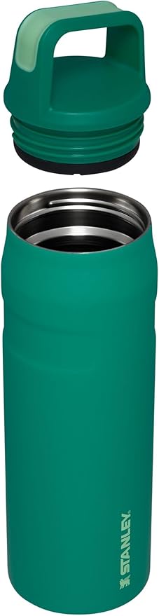 Stanley IceFlow Cap and Carry Water Bottle | Wide Mouth Twist Lid | Lightweight & Leakproof for Travel & Sports | Insulated Stainless Steel | BPA-Free