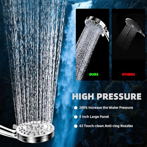 Filtered Shower Head with Handheld