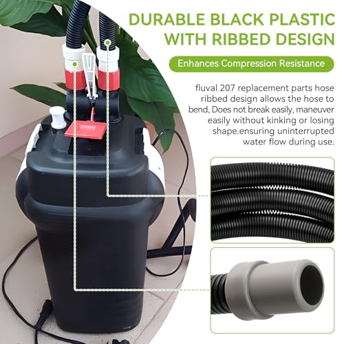 A20014 Ribbed Hosing Replacement for Fluval 106 (5.2911 Ounce)