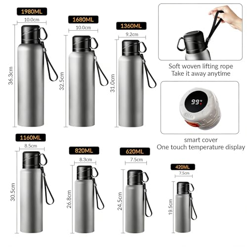 Double wall vacuum Leakproof stainless steel wide mouth insulated water bottle;tea tumbler with infuser